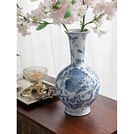 Ваза фарфоровая с синими цветочными мотивами Independence варинант исполнения - 4 | Loft Concept в Твери