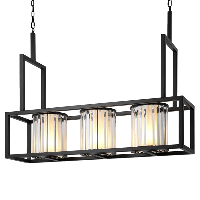 Люстра Chandelier Carducci Black Черный Прозрачный (Transparent) Люстра Chandelier Carducci Black Черный Прозрачный (Transparent) в Твери | Loft Concept