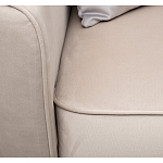 Диван двухместный раскладной светло-серый с кантом Pride варинант исполнения - 5 | Loft Concept в Твери