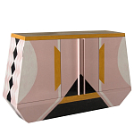 Дизайнерский комод с геометрическим рисунком Arredi варинант исполнения - 1 | Loft Concept в Твери