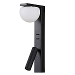 Бра с белым полусферическим плафоном и цилиндрическим поворотным спотом Trumpet Wall Lamp варинант исполнения - 1 | Loft Concept в Твери