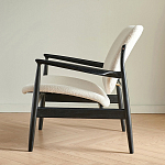 Кресло с каркасом и ножками из древесины и мягкими сиденьем и спинкой Venice варинант исполнения - 4 | Loft Concept в Твери