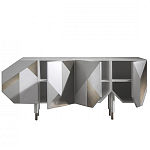 Комод с фасадом из геометрических фигур Coleccion Alexandra варинант исполнения - 1 | Loft Concept в Твери