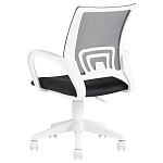 Офисное кресло с основанием из белого пластика Desk chairs Black варинант исполнения - 5 | Loft Concept в Твери