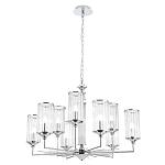 Люстра с 9-ю цилиндрическими стеклянными плафонами Jeanette варинант исполнения - 8 | Loft Concept в Твери