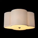 Потолочный светильник с белым волнистым плафоном из ткани Vitorino варинант исполнения - 2 | Loft Concept в Твери