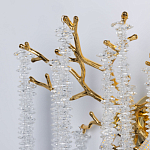 Бра золотого цвета с ветвями и хрустальными подвесками FAIRYTREE Light варинант исполнения - 4 | Loft Concept в Твери