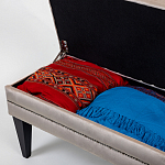 Мягкая банкетка с зоной для хранения Casket Beige варинант исполнения - 4 | Loft Concept в Твери