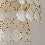 Бра с декором из натуральной морской ракушки Iridescent Light варинант исполнения - 7 | Loft Concept в Твери