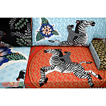 Большой Трехместный Диван с цветным принтом Qalakabusha Large Sofa варинант исполнения - 6 | Loft Concept в Твери