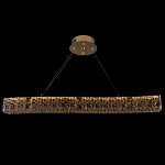 Люстра волнистой формы с текстурной огранкой Reflection of Reality варинант исполнения - 6 | Loft Concept в Твери