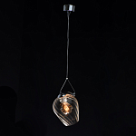 Подвесной светильник со стеклянном плафоном в форме бокала Kaleido варинант исполнения - 3 | Loft Concept в Твери