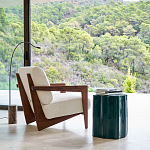 Кресло Avalon White Boucle из массива ореха варинант исполнения - 7 | Loft Concept в Твери