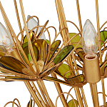 Люстра золотого цвета в форме цветка Hanging Flowers варинант исполнения - 1 | Loft Concept в Твери