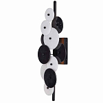 Бра светодиодное из черно-белых дисков Contrast Sample варинант исполнения - 3 | Loft Concept в Твери