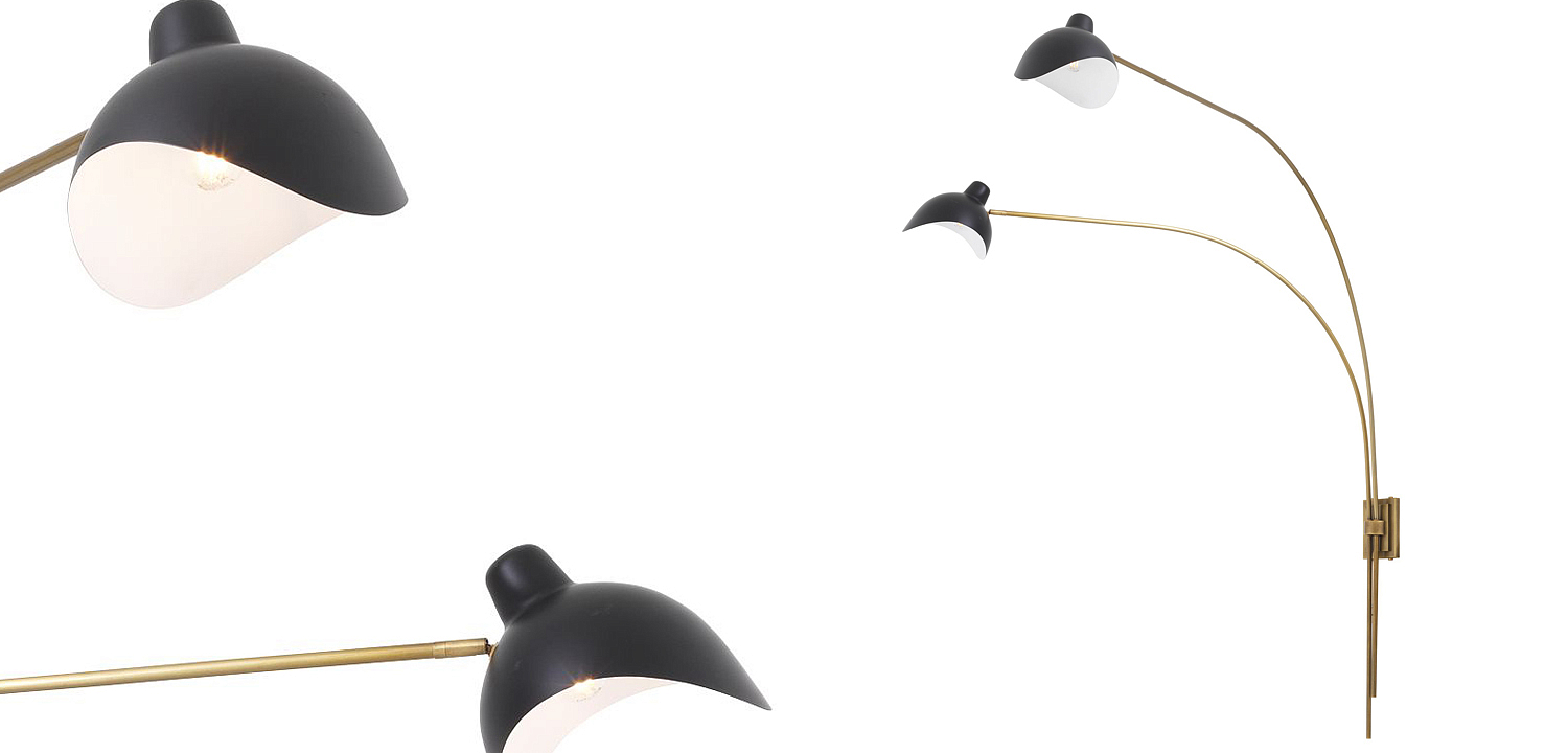Бра Eichholtz Wall Lamp Mitch Brass Бра Eichholtz Wall Lamp Mitch Brass - Loft-Concept в Твери