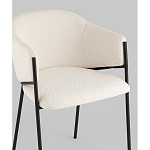 Стул Brace букле белый варинант исполнения - 2 | Loft Concept в Твери