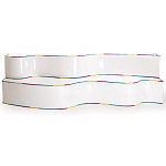 Дизайнерский модульный диван волнистой формы с цветным принтом Poltronova Superonda Sofa варинант исполнения - 5 | Loft Concept в Твери