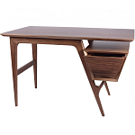 Письменный стол прямоугольный с 2-мя ящиками и полкой Idenontal варинант исполнения - 5 | Loft Concept в Твери