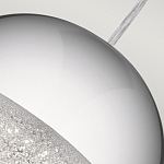 Подвесной светильник со сферическим плафоном из акрила с циркониевыми вкраплениями Kichler варинант исполнения - 6 | Loft Concept в Твери