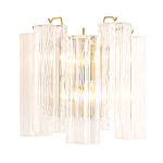 Бра с вертикальными стеклянными подвесками Hexagon Tube Light варинант исполнения - 3 | Loft Concept в Твери