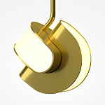 Подвесной светильник в цвете Латунь Levix варинант исполнения - 3 | Loft Concept в Твери