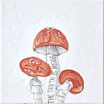 Плитка с узором Мухомор варинант исполнения - 2 | Loft Concept в Твери