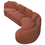 Модульный диван Calypso с кушеткой варинант исполнения - 2 | Loft Concept в Твери