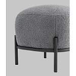 Пуф Стоун букле Fluffy темно-серый варинант исполнения - 2 | Loft Concept в Твери