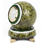 Часы настольные в виде шара из натурального камня Ball Stone Clock варинант исполнения - 5 | Loft Concept в Твери