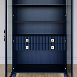 Дизайнерский шкаф витрина Elsa Dreams Blue с 4-мя ящиками варинант исполнения - 6 | Loft Concept в Твери