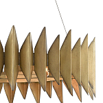 Люстра круглая с фактурным абажуром Graduated Heights варинант исполнения - 1 | Loft Concept в Твери