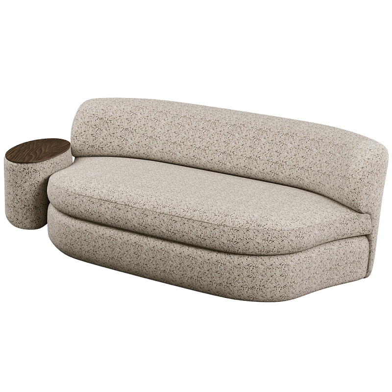 Диван двухместный со столиком Ulysses Молочный Орех в Твери | Loft Concept 