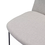 Стул мягкий светло-серый Chair Gray Runners варинант исполнения - 6 | Loft Concept в Твери