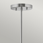 Потолочный светильник с двухслойным белым текстильным абажуром Hinkley варинант исполнения - 13 | Loft Concept в Твери