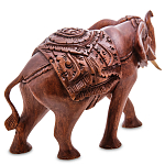 Статуэтка из дерева суар в виде слона Two Tusks варинант исполнения - 2 | Loft Concept в Твери