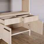 Стеллаж Primo с ящиками Светлый дуб  варинант исполнения - 6 | Loft Concept в Твери