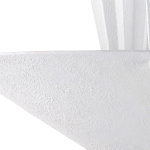 Люстра светодиодная белая геометрической формы с рифленым плафоном White Geometric Lamps варинант исполнения - 3 | Loft Concept в Твери