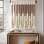 Плетеное настенное украшение с кистями Caballo Wall Hanging варинант исполнения - 1 | Loft Concept в Твери