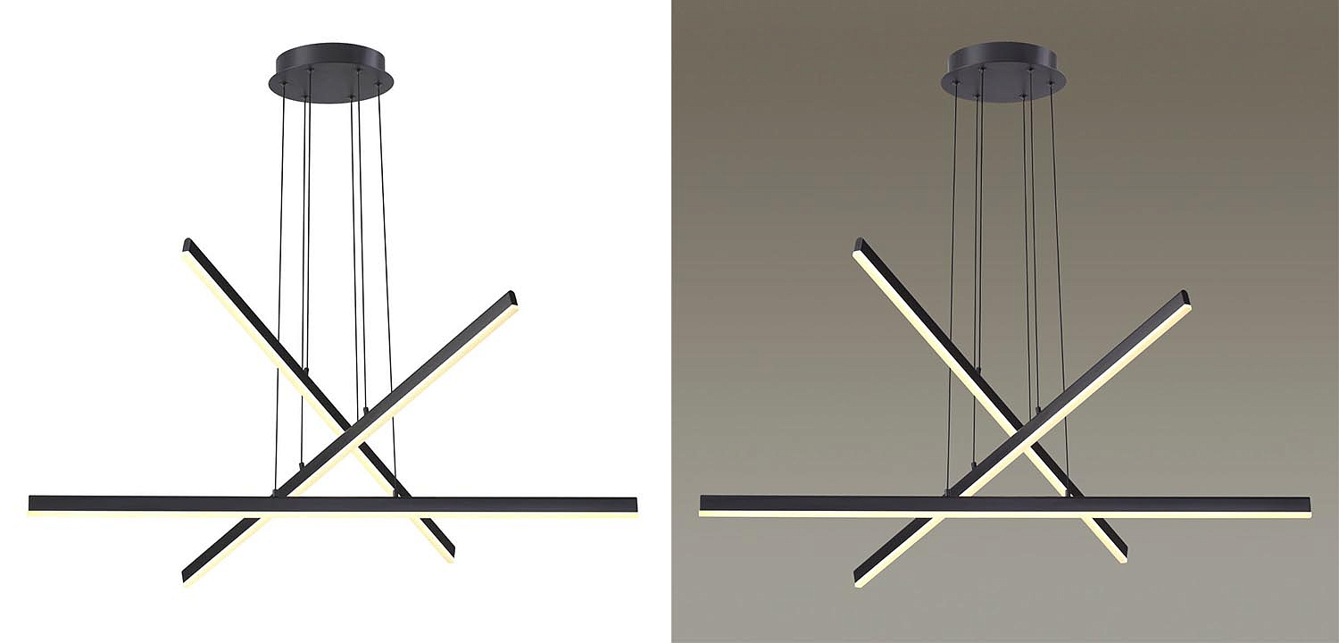 Люстра Rolf Black Lines Chandelier Люстра Rolf Black Lines Chandelier - Loft-Concept в Твери