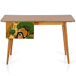 Письменный стол с принтом на ящиках Elise Desk варинант исполнения - 2 | Loft Concept в Твери