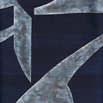 Обои ручная роспись в стиле Арт-деко Symphony Colourway SC-104 on Kyanite silk dupion варинант исполнения - 1 | Loft Concept в Твери