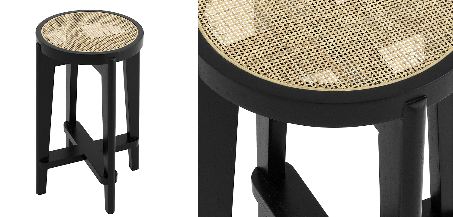 Полубарный стул Eichholtz Counter Stool Dareau black Полубарный стул Eichholtz Counter Stool Dareau black - Loft-Concept в Твери