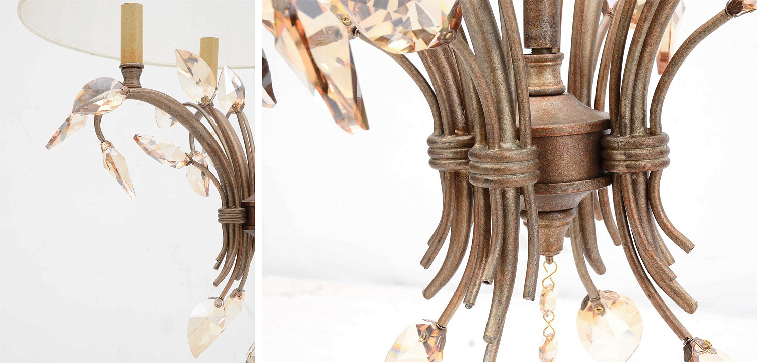 Люстра Malory Crystal Petals Chandelier Люстра Malory Crystal Petals Chandelier - Loft-Concept в Твери
