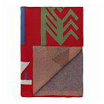 Плед хлопковый по мотивам чувашских орнаментов Ural and Siberian Patterns варинант исполнения - 2 | Loft Concept в Твери