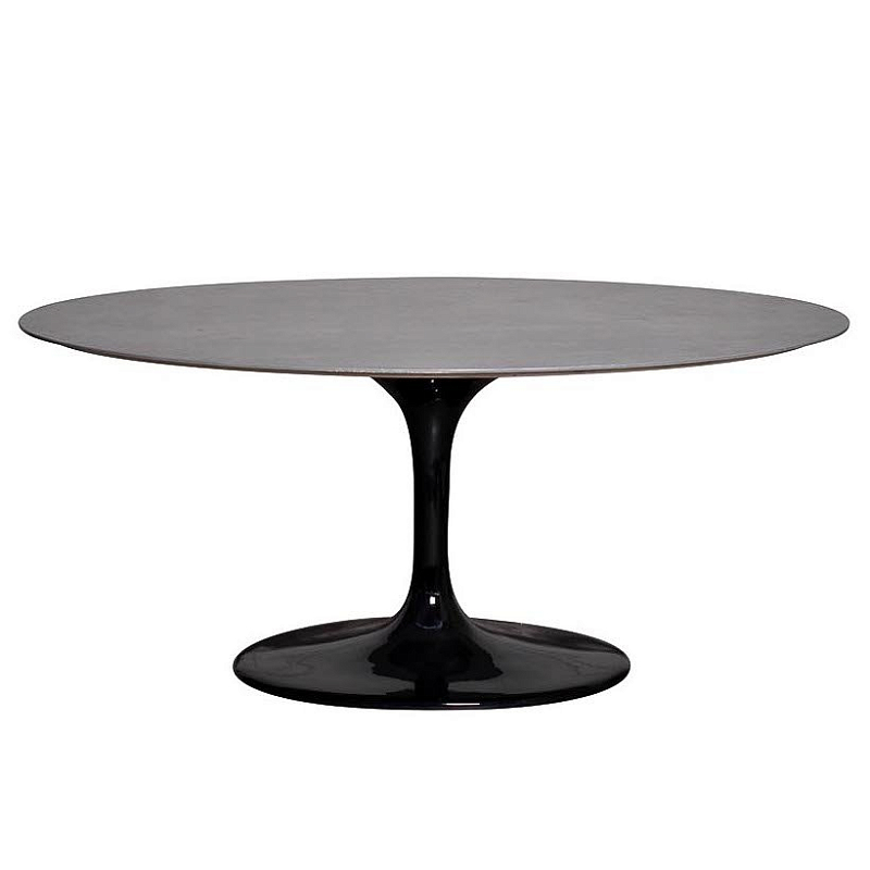 Стол Tulip black II Серый Черный Стол Tulip black II Серый Черный в Твери | Loft Concept