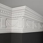 Карниз с орнаментом KO-27 варинант исполнения - 1 | Loft Concept в Твери