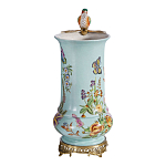 Ваза с птичкой из фарфора с бронзовыми элементами Garden of Eden варинант исполнения - 4 | Loft Concept в Твери