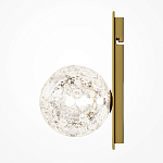 Бра с плафоном из прозрачного стекла с пузырьками воздуха Effervia варинант исполнения - 2 | Loft Concept в Твери