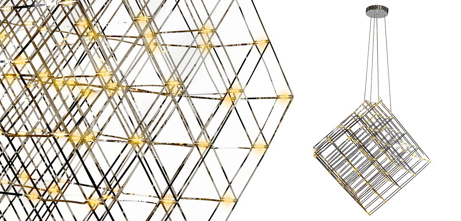 Люстра Moooi Tesseract Yellow lamp M Люстра Moooi Tesseract Yellow lamp M - Loft-Concept в Твери